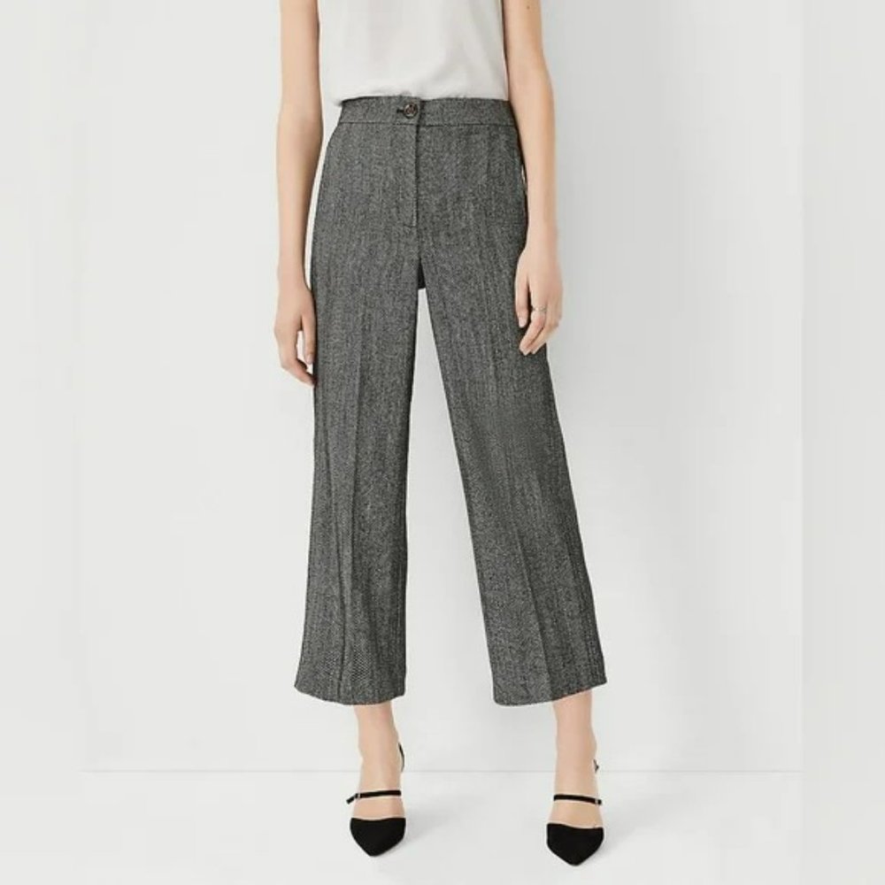 NWT Ann Taylor wide leg crop pant size 4